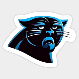 Sad Carolina Panther Sticker